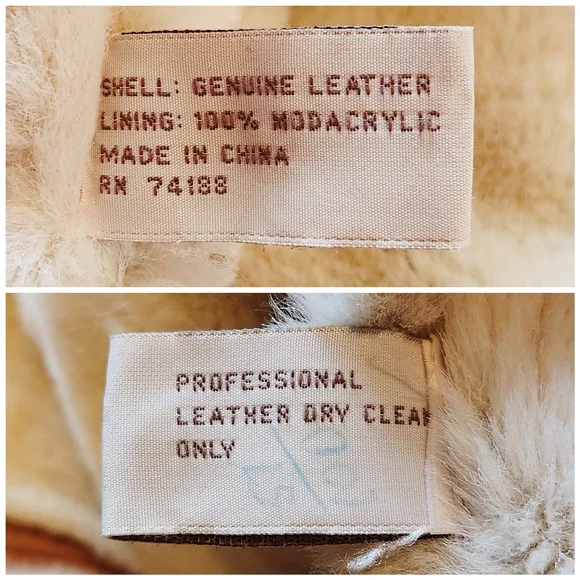 Vintage Synergy Suede Genuine Leather Womens Coat - Picture 15 of 16